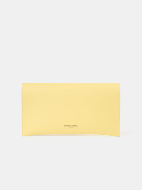 The Oversized Twist Lock Pouch - Lemon