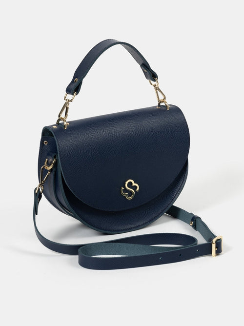 The Kate - Blueberry Saffiano - Cambridge Satchel US Store