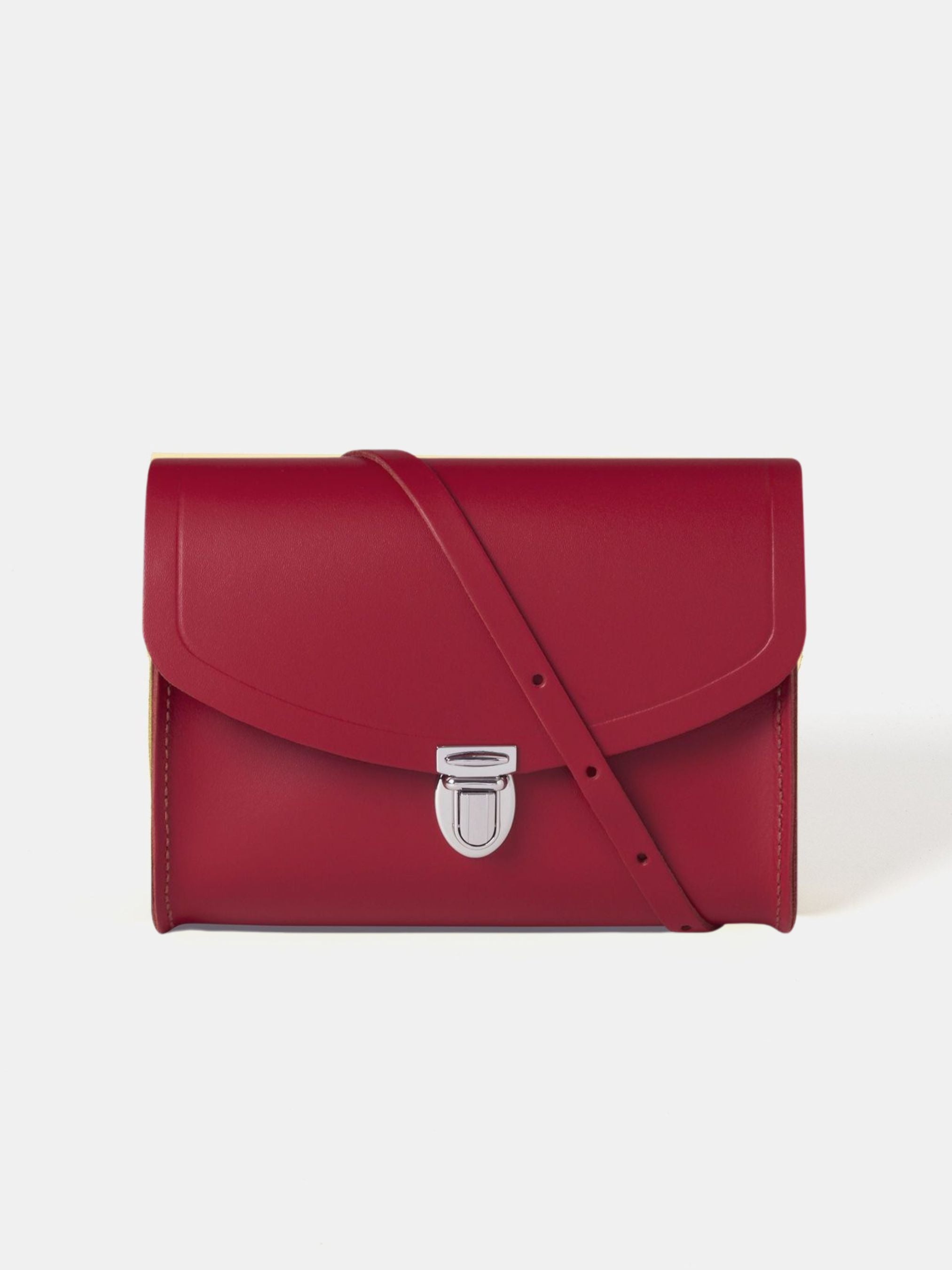 Pushlock Crossbody - Oxblood | Cambridge Satchel