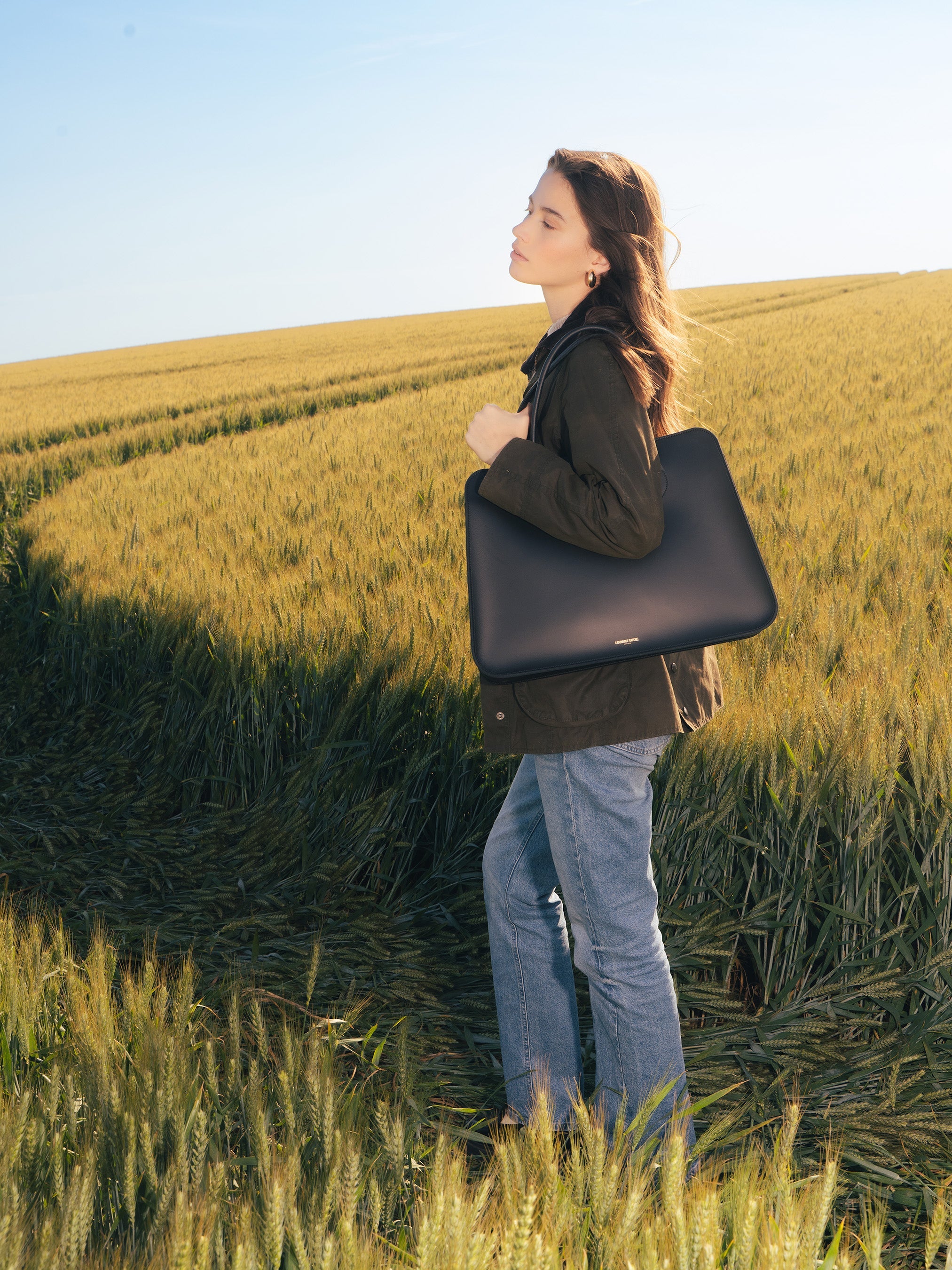 The Work Bag - Black | Leather Briefcase
