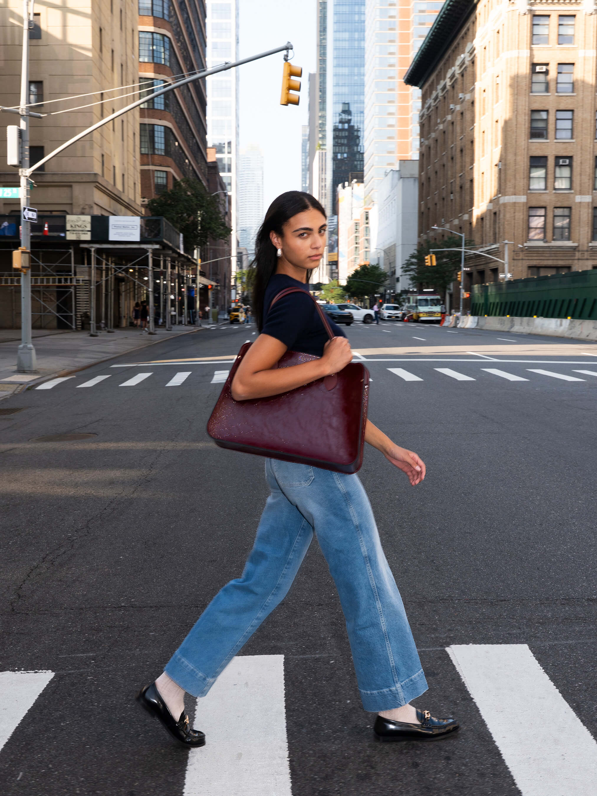 The Work Bag - Oxblood Patent
