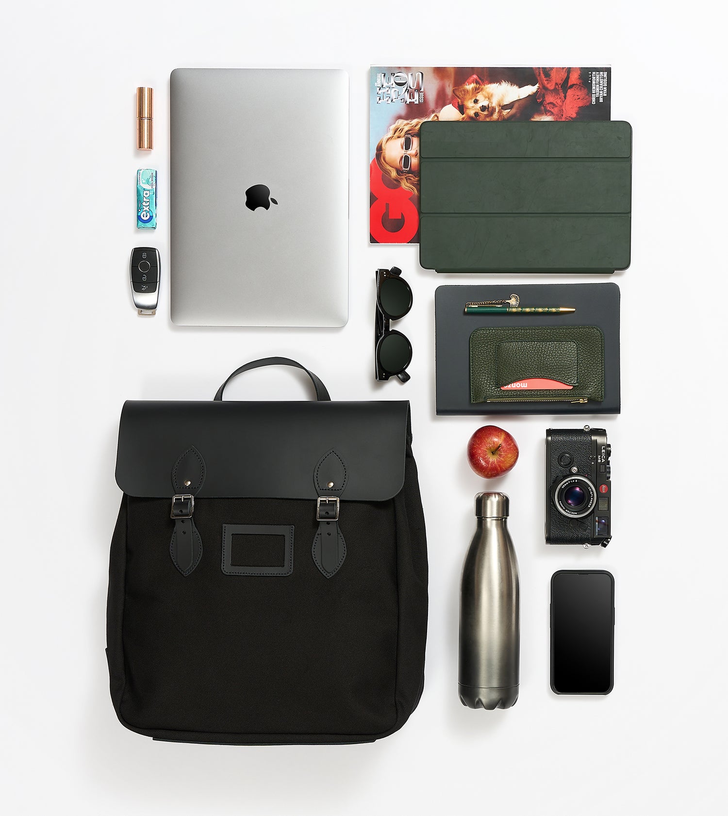 Steamer Backpack - Black | Cambridge Satchel