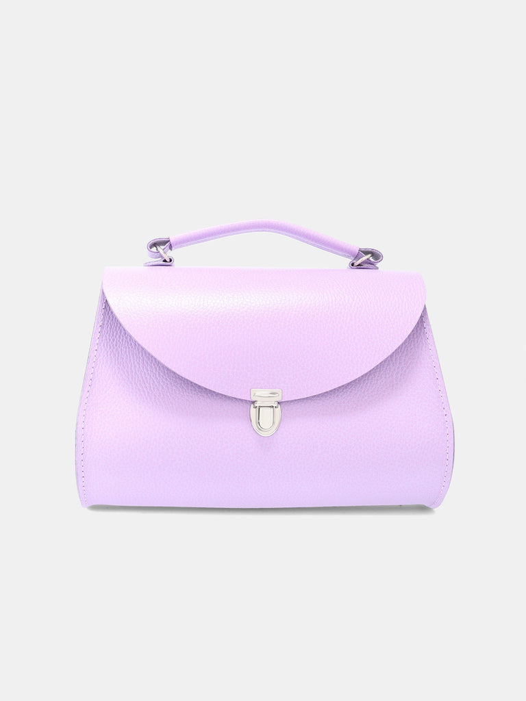 The Poppy Lavender Leather Grab Bag | Cambridge Satchel