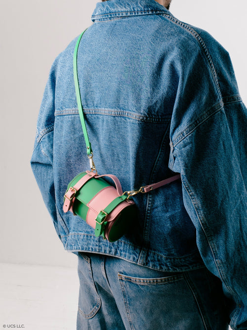 The Micro Bowls Bag - Wicked Green and Popular Pink