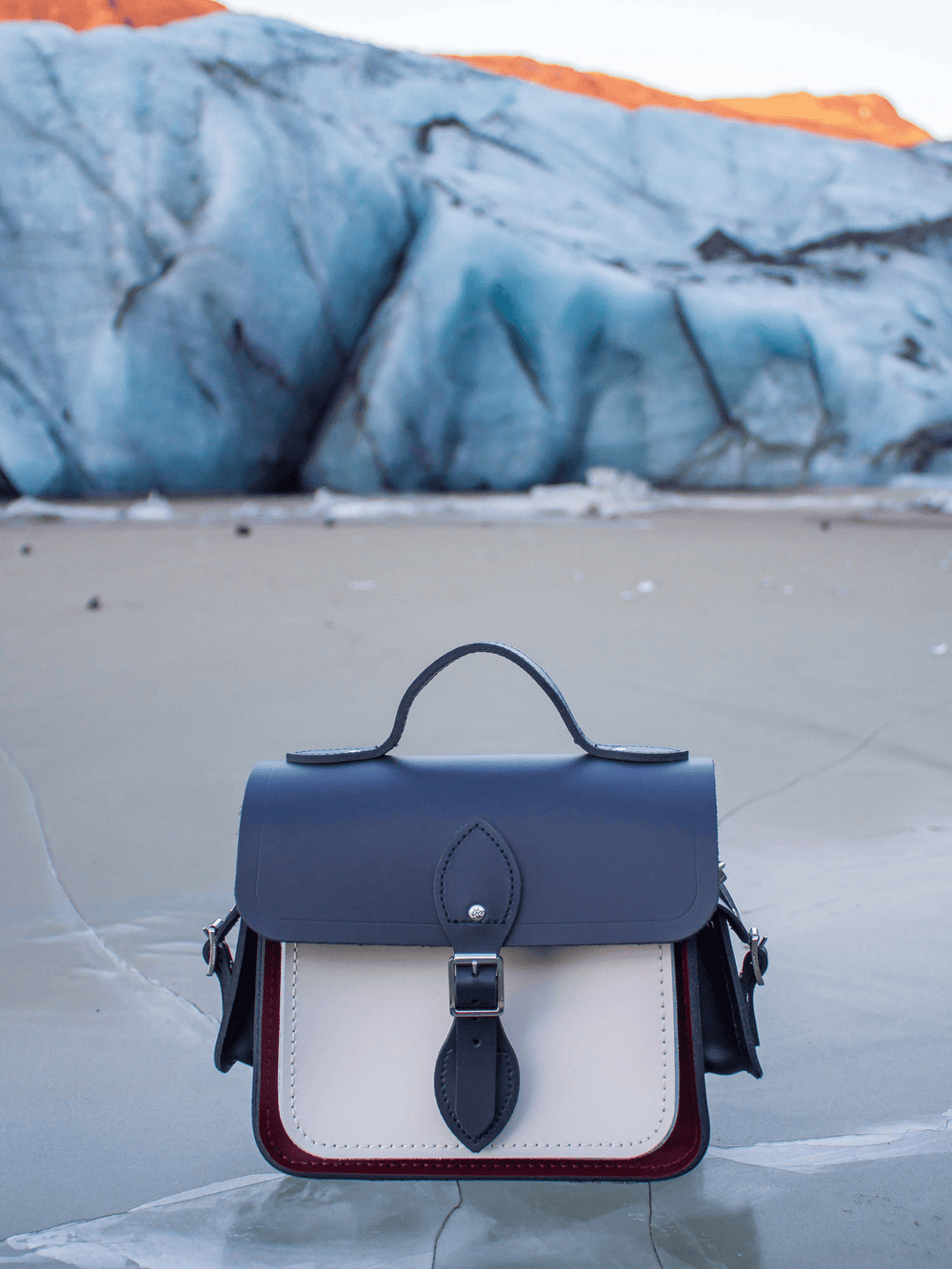 The Traveller - Clay, Oxblood & Navy - Cambridge Satchel US Store