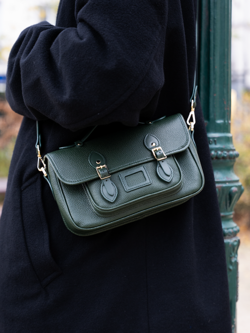 The Soft Satchel - Ivy Calf Grain