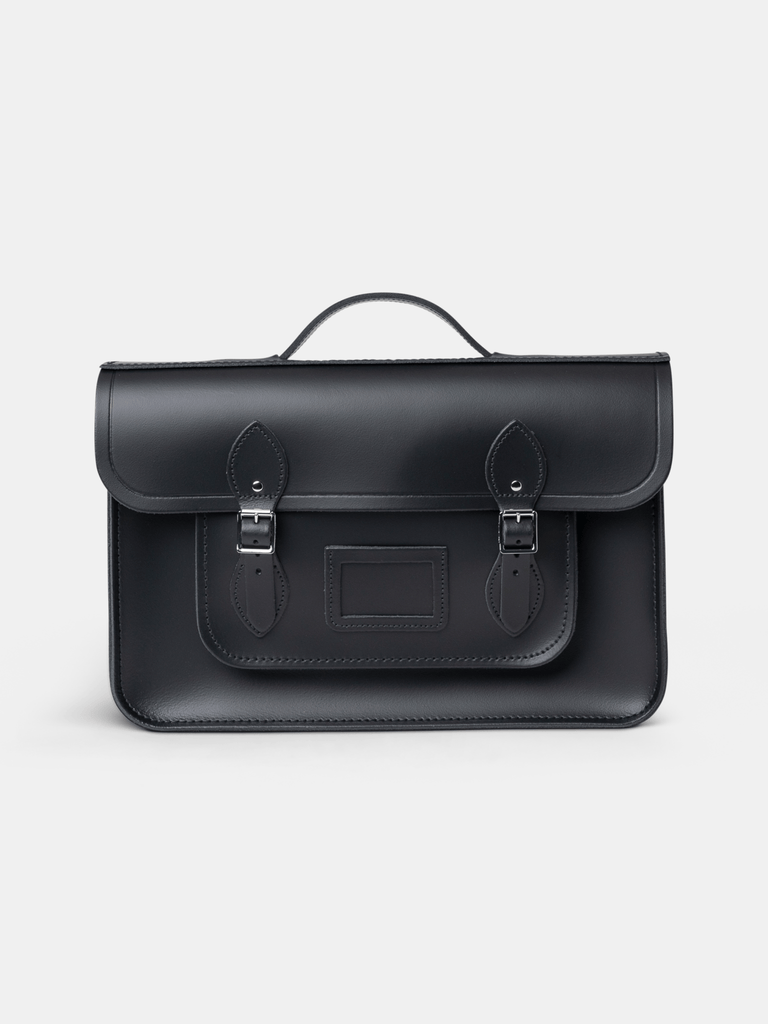 【新品】ケンブリッジサッチェル 15in バッチェル ダークブラウン 15inch Batchel - Black | Cambridge Satchel