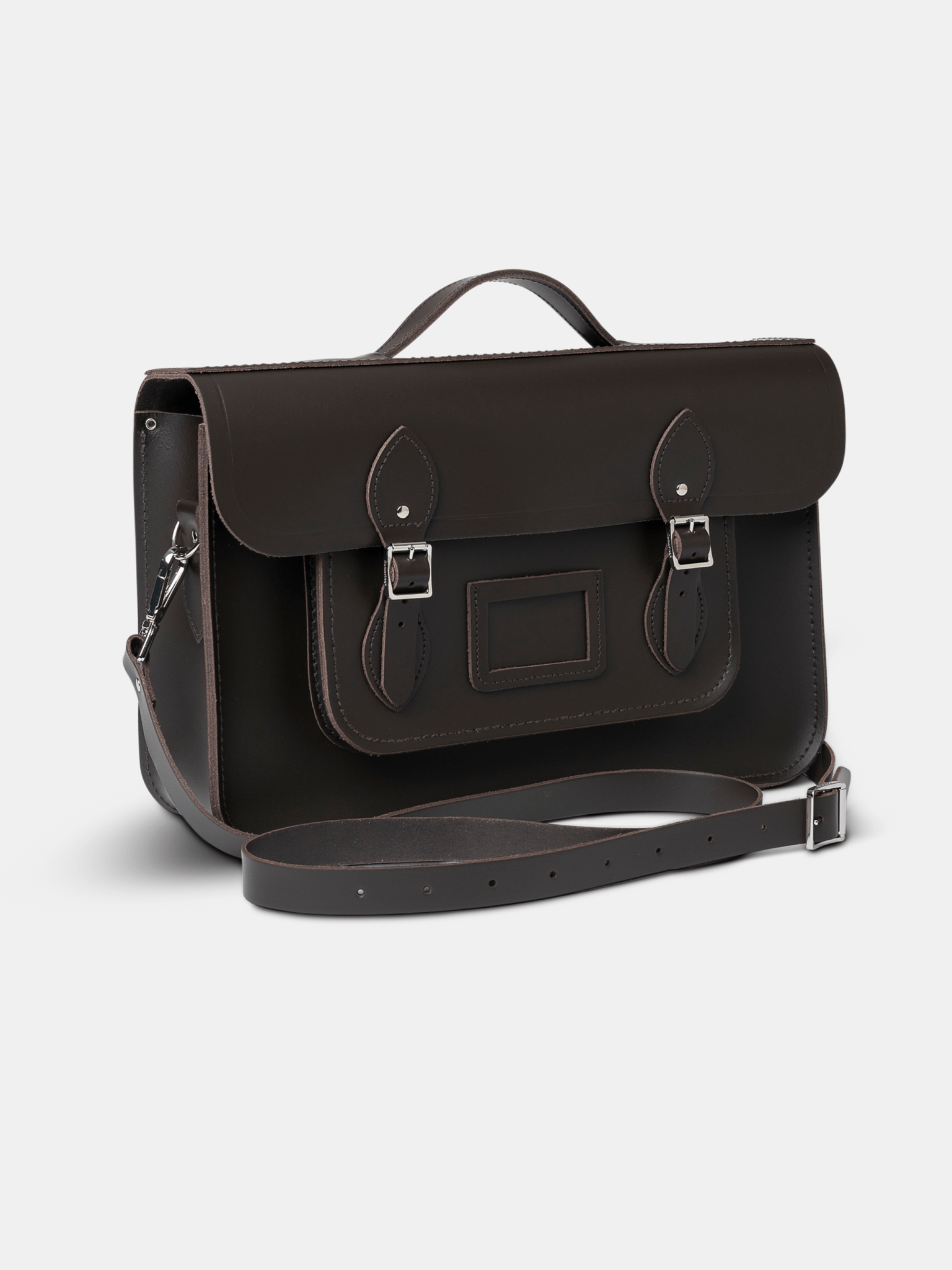 The 15 Inch Batchel - Dark Brown - The Cambridge Satchel Co.