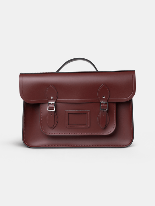 The Cambridge Satchel Company メッセンジャーBag Dark Brown Cambridge Satchel Leather Messenger Backpack