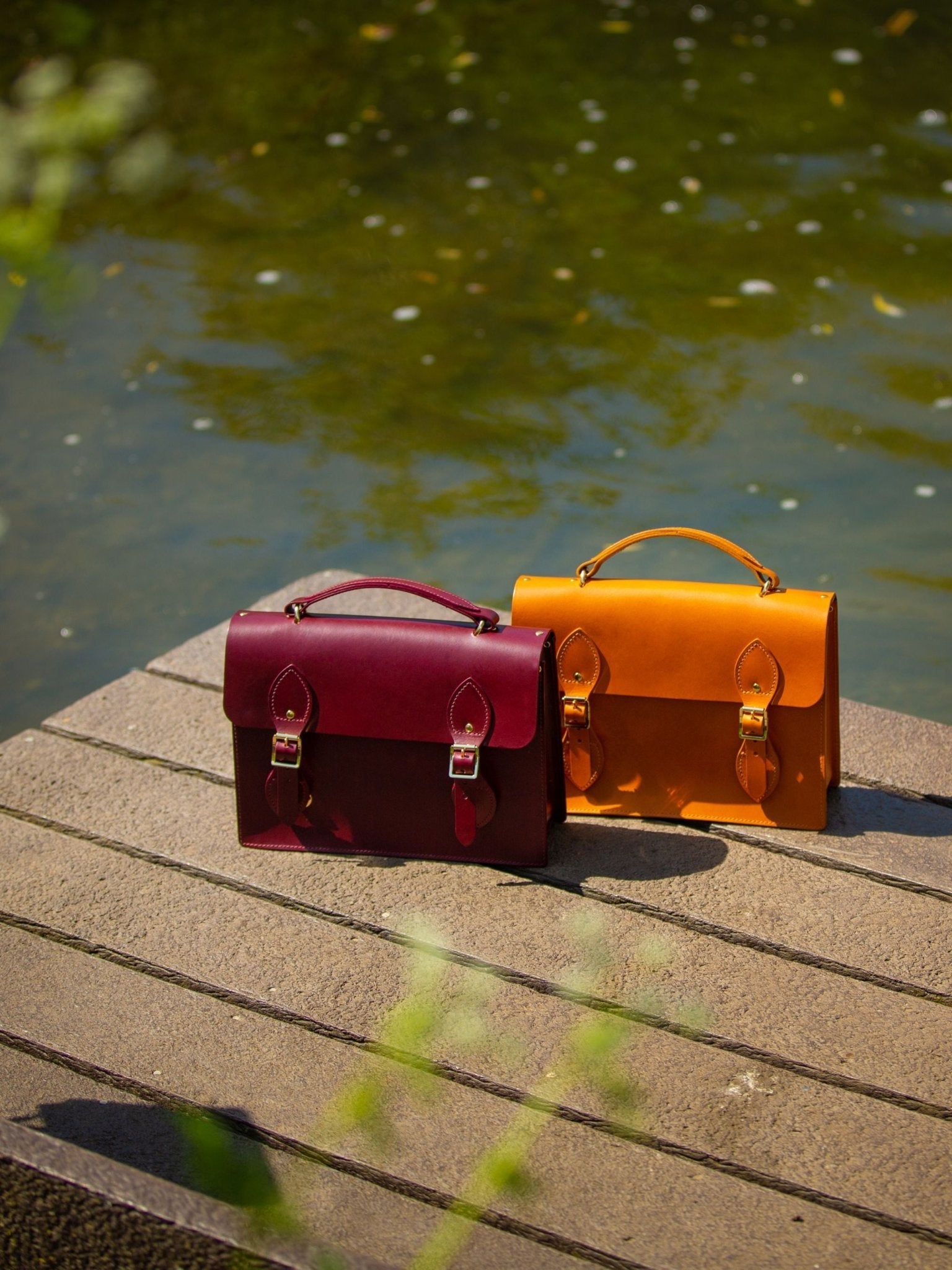 The Artisan - Burgundy - Cambridge Satchel US Store