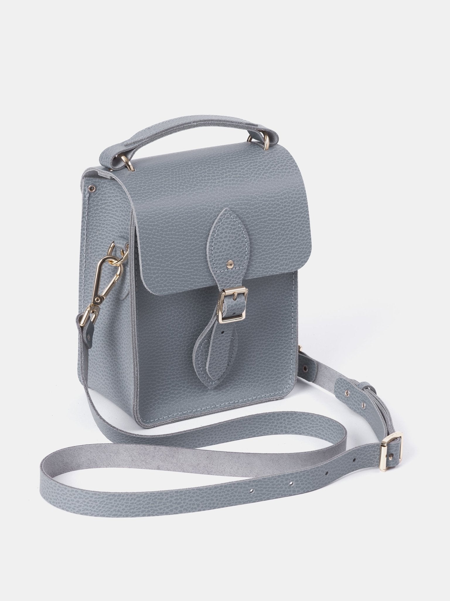The Binocular Bag - French Grey Celtic Grain