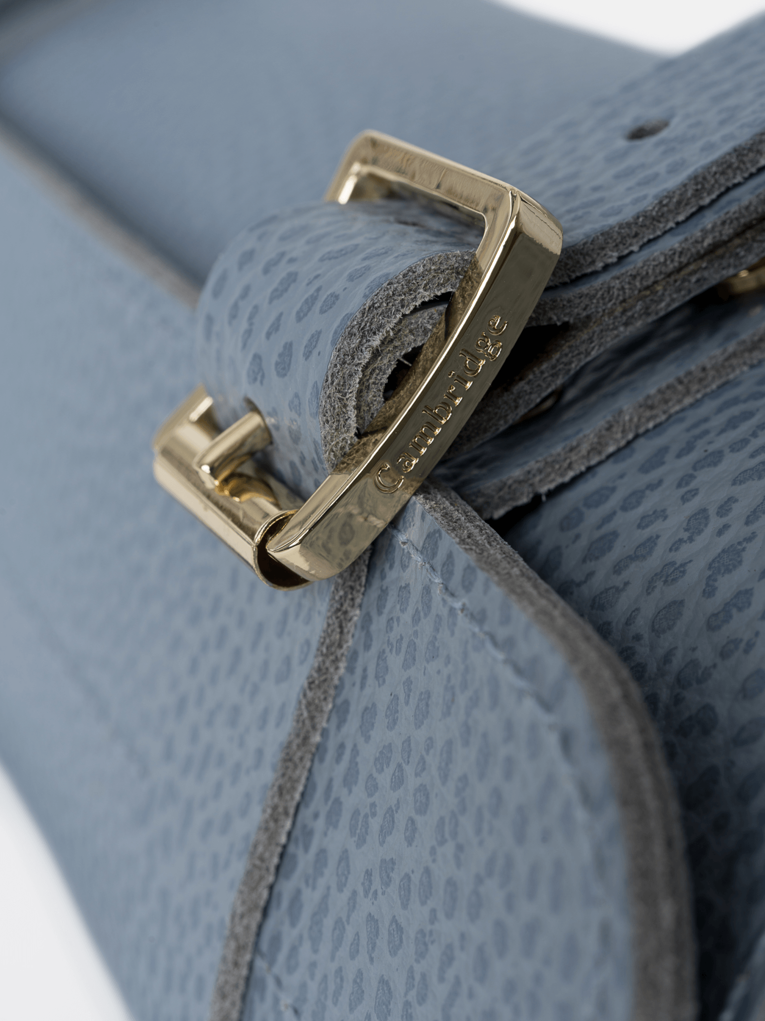 The Bowls Bag - French Grey Celtic Grain - The Cambridge Satchel Co.