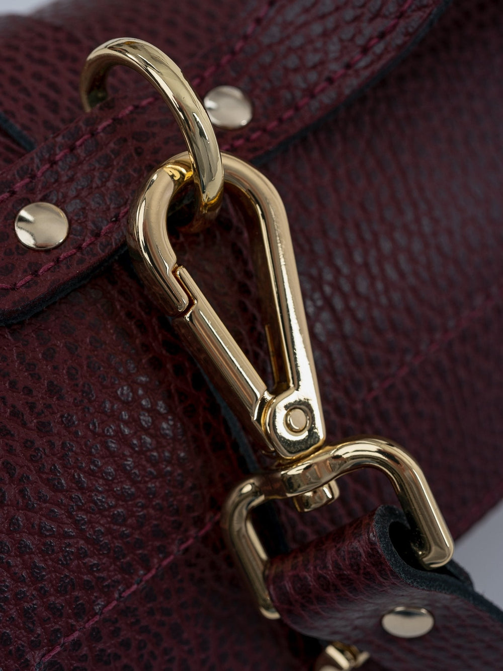 The Bowls Bag - Oxblood Celtic Grain - Cambridge Satchel US Store