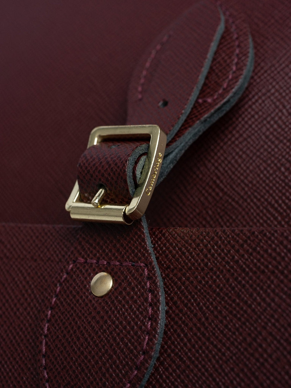 The Briefcase - Oxblood Saffiano - Cambridge Satchel US Store