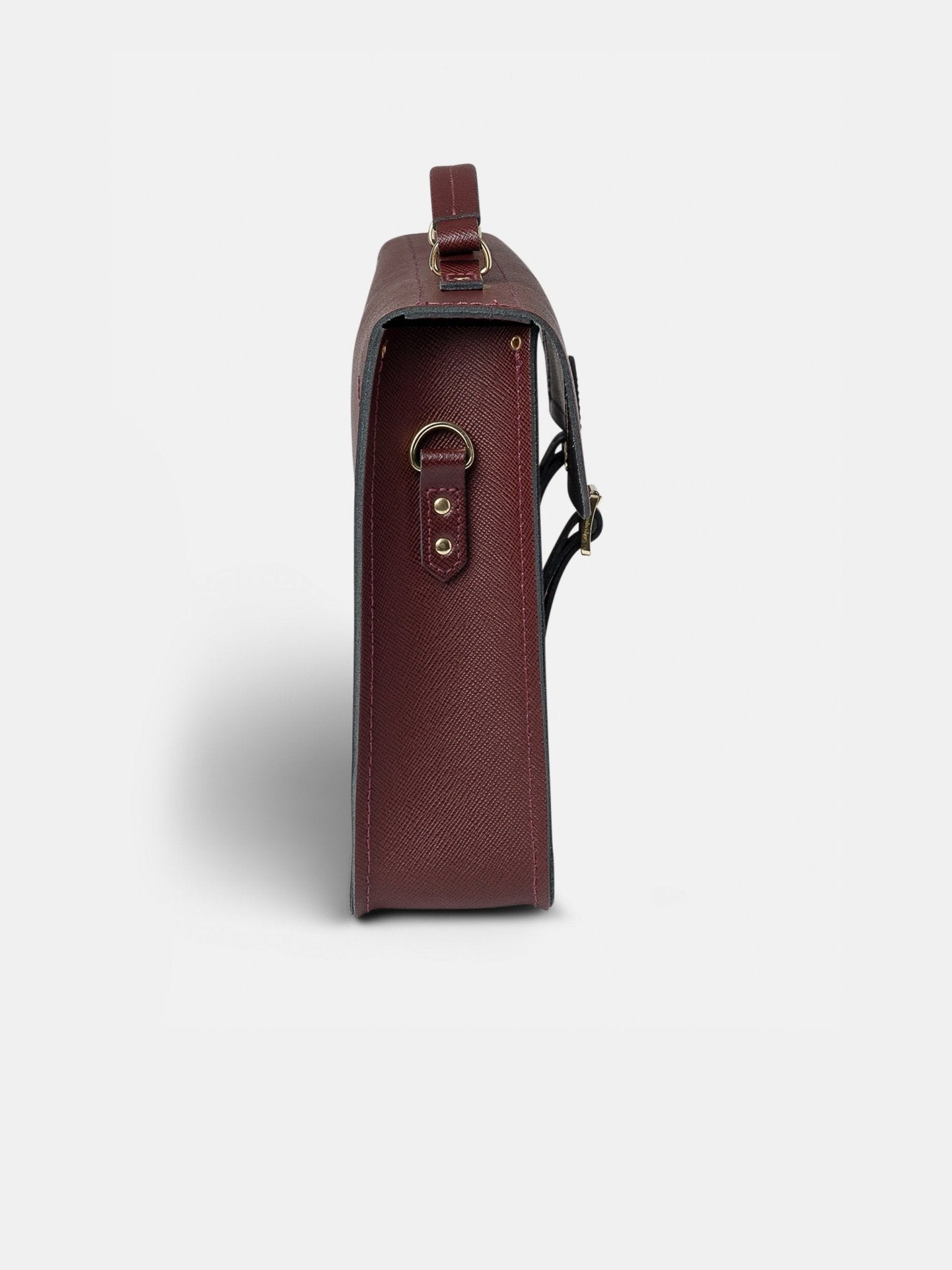 The Briefcase - Oxblood Saffiano - Cambridge Satchel US Store