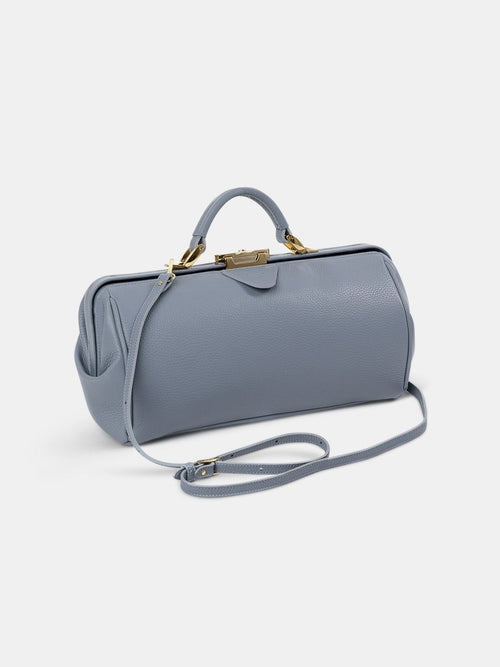 The Doctor's Bag - French Grey Calf Grain - Cambridge Satchel