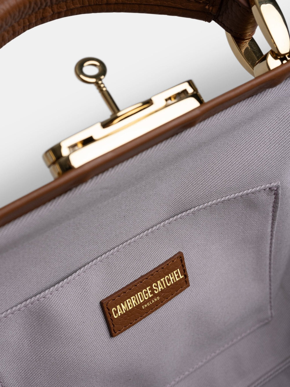 The Doctor's Bag - Havana Brown Calf Grain - Cambridge Satchel