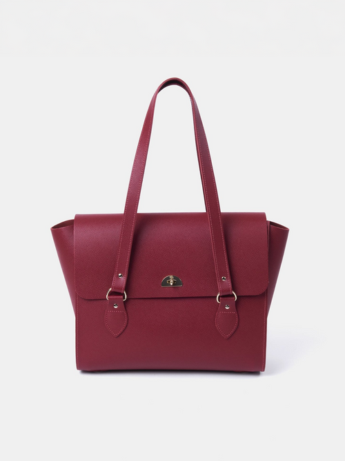 The Emily - Red Saffiano