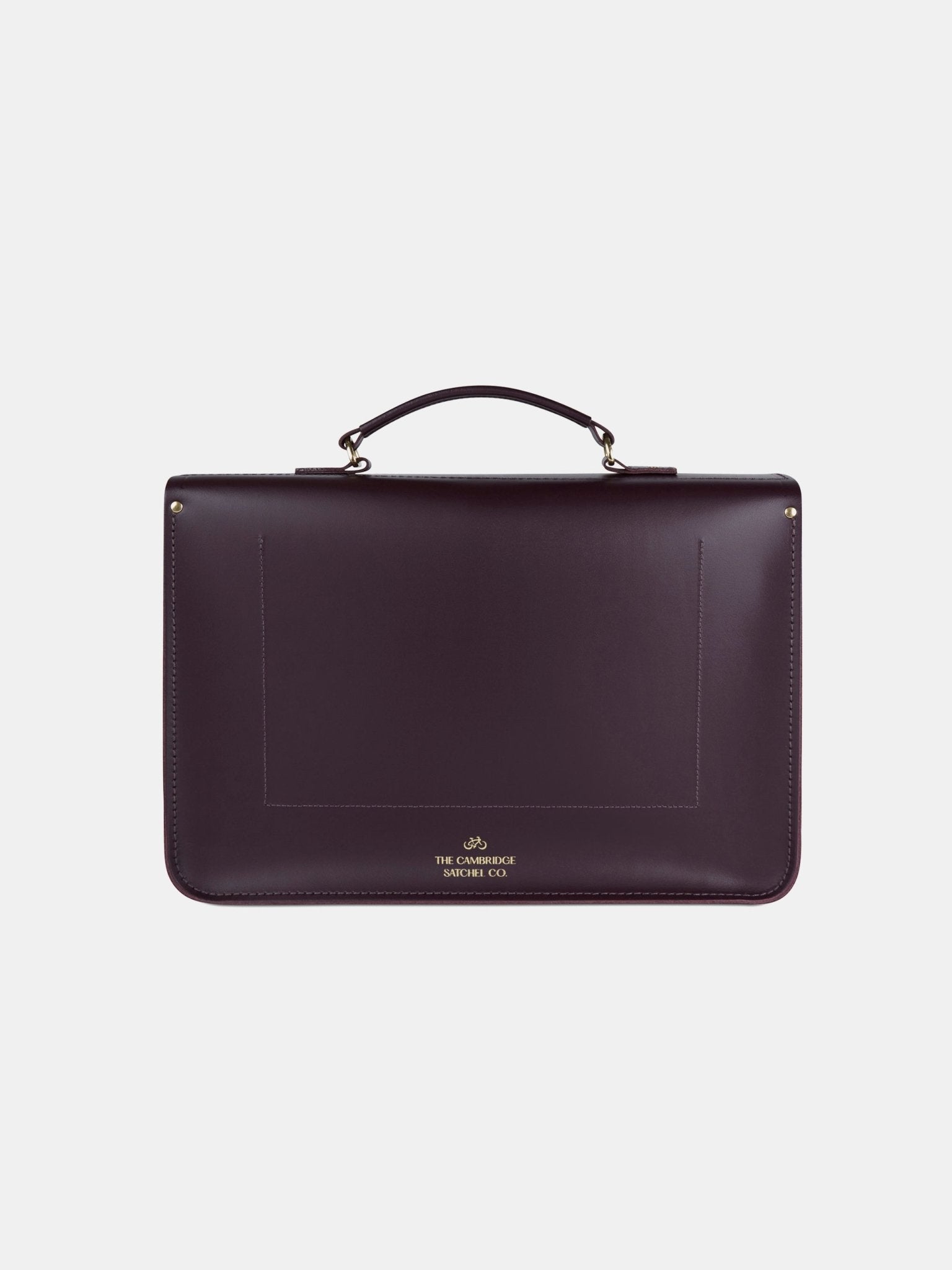 The Large Briefcase in Leather - Juniper - The Cambridge Satchel Co.