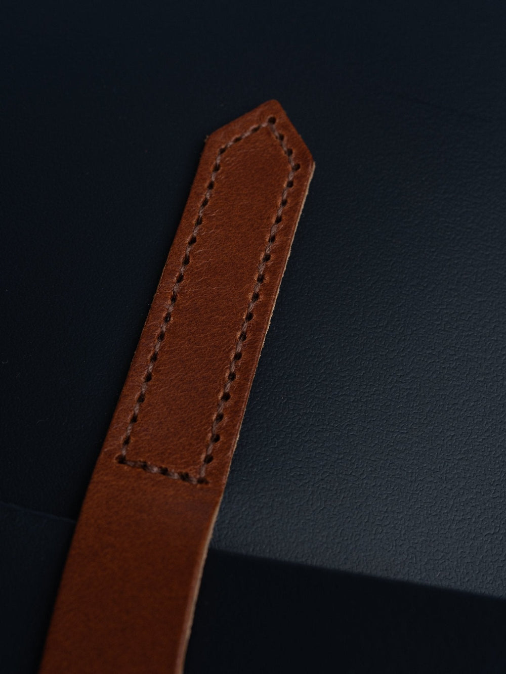 The Music Case - Navy & Tan - Cambridge Satchel US Store