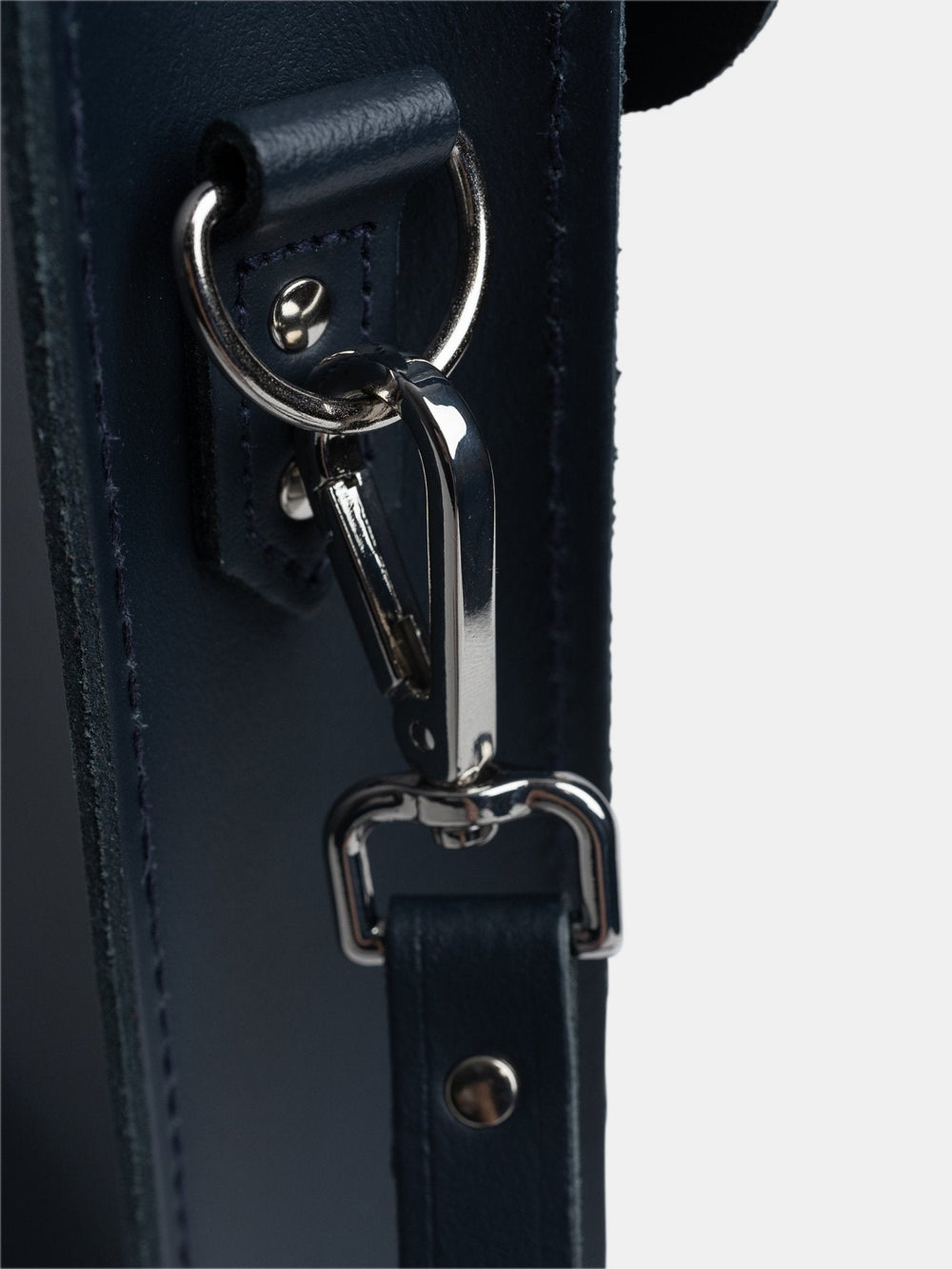 The Music Case - Navy & Tan - Cambridge Satchel US Store