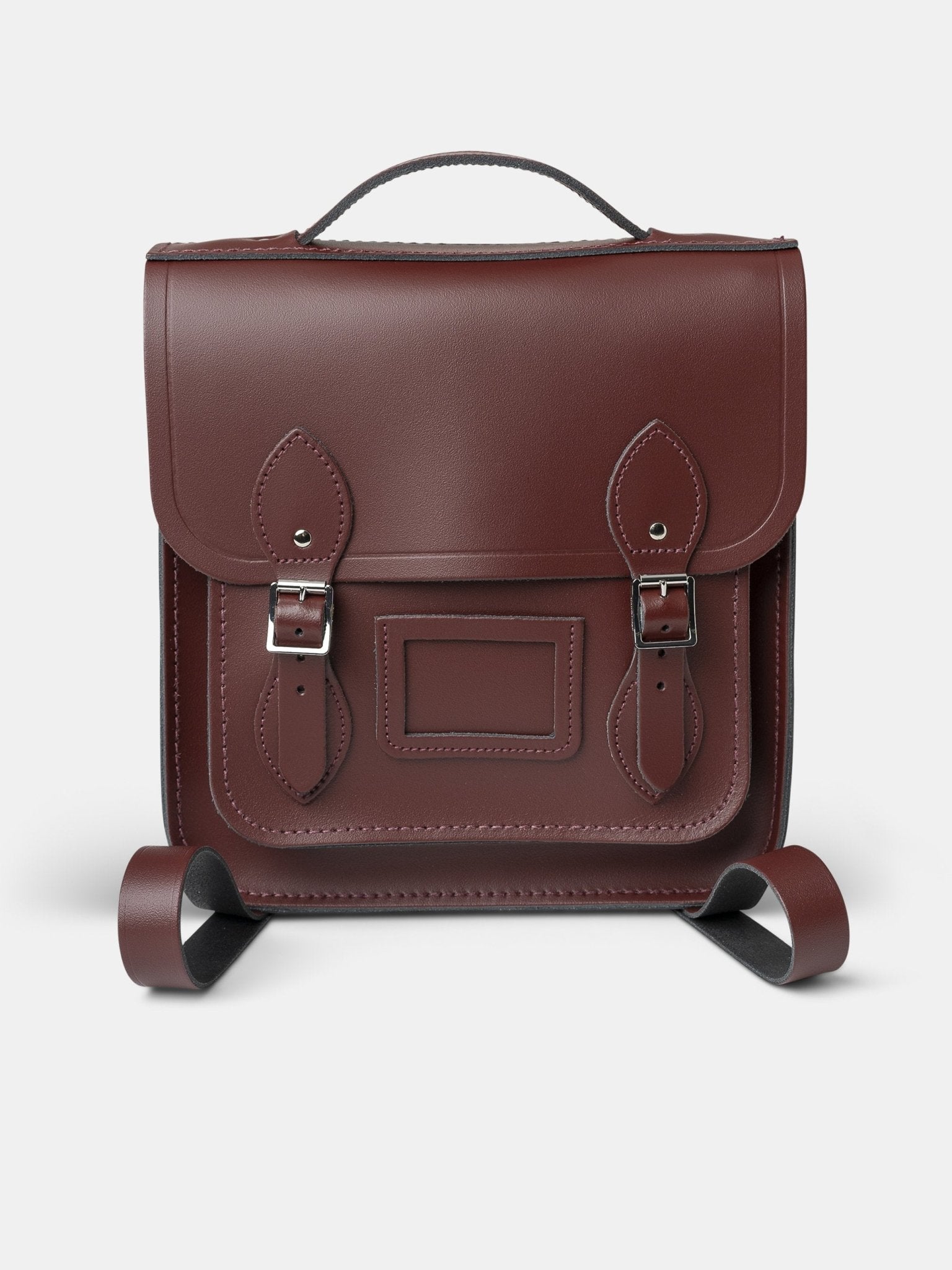 cambridge small black leather backpack Cambridge Satchel The Small Portrait Backpack