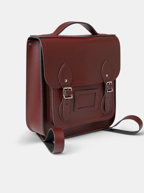 The Small Portrait Backpack - Oxblood - Cambridge Satchel US Store