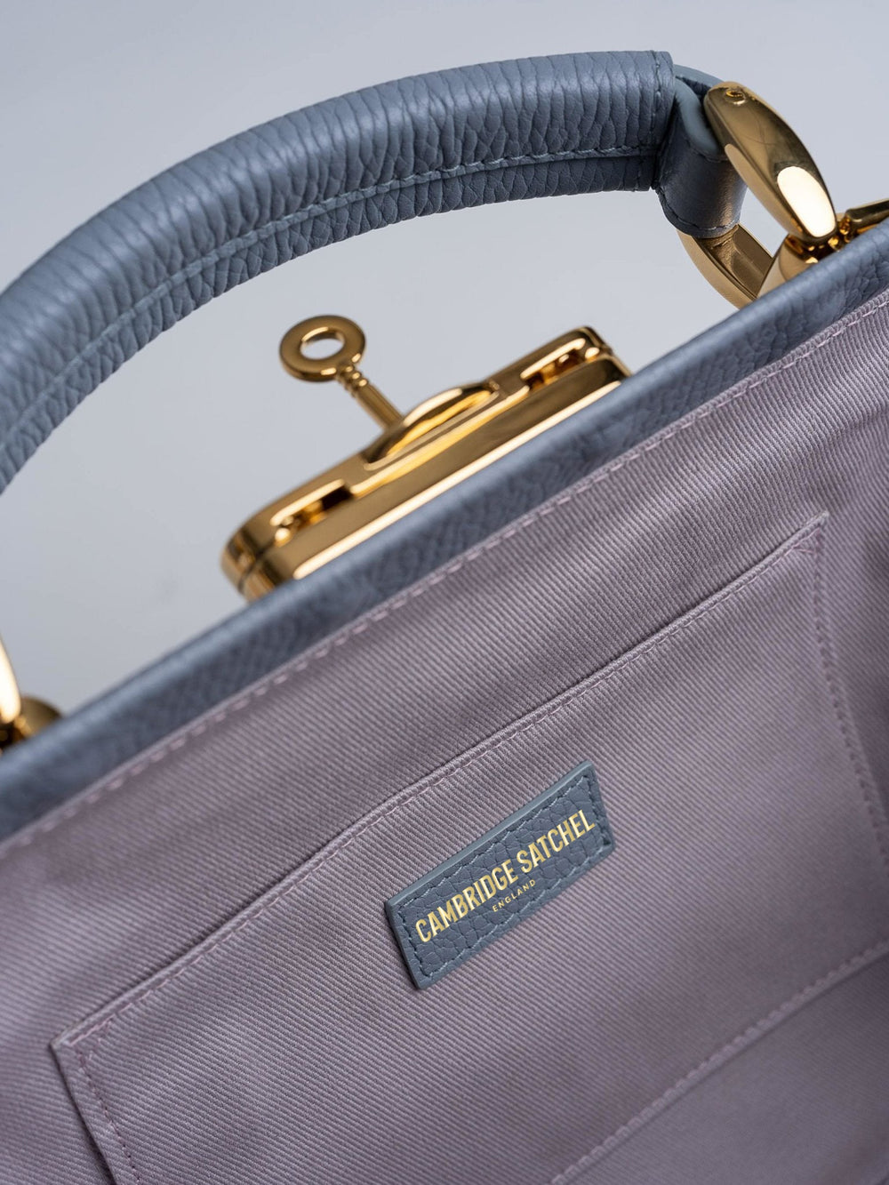 The Sophie - French Grey Calf Grain - Cambridge Satchel US Store