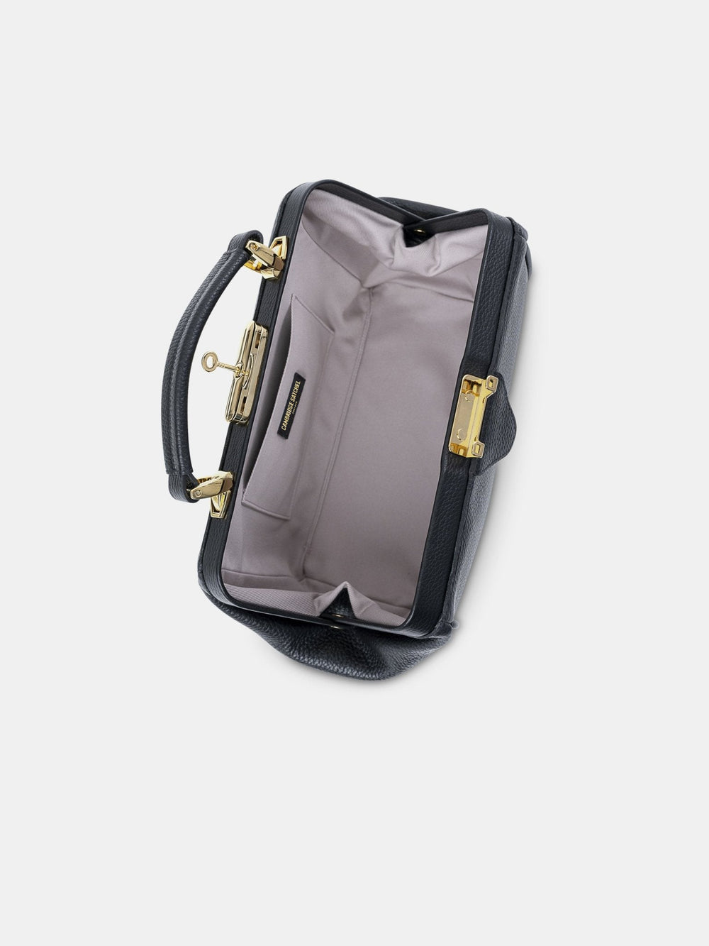 The Sophie - Midnight Black Calf Grain - Cambridge Satchel