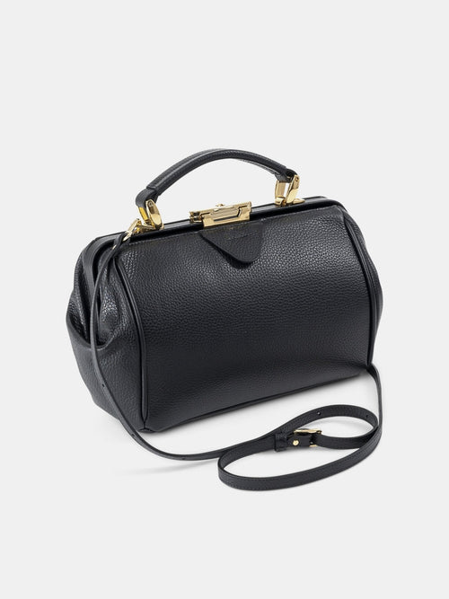 The Sophie - Midnight Black Calf Grain - Cambridge Satchel