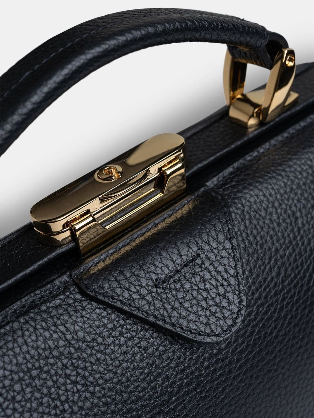 The Sophie - Midnight Black Calf Grain - Cambridge Satchel