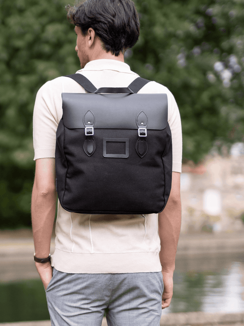 The Steamer Backpack - Black - Cambridge Satchel US Store