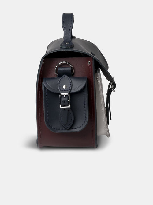 The Traveller - Clay, Oxblood & Navy - Cambridge Satchel US Store