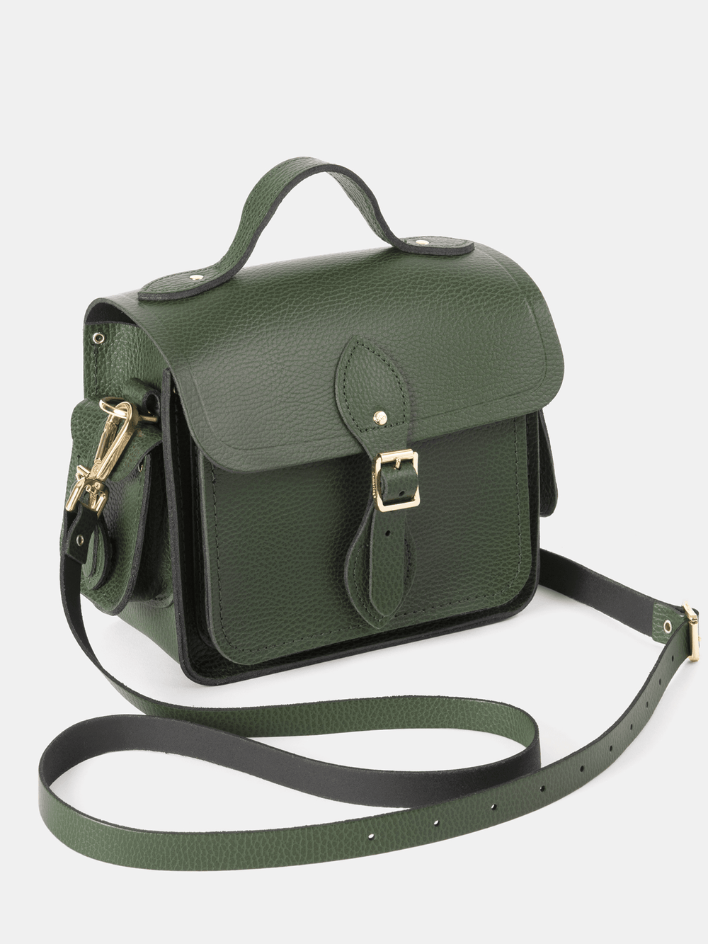 The Traveller - Racing Green Celtic Grain - Cambridge Satchel US Store