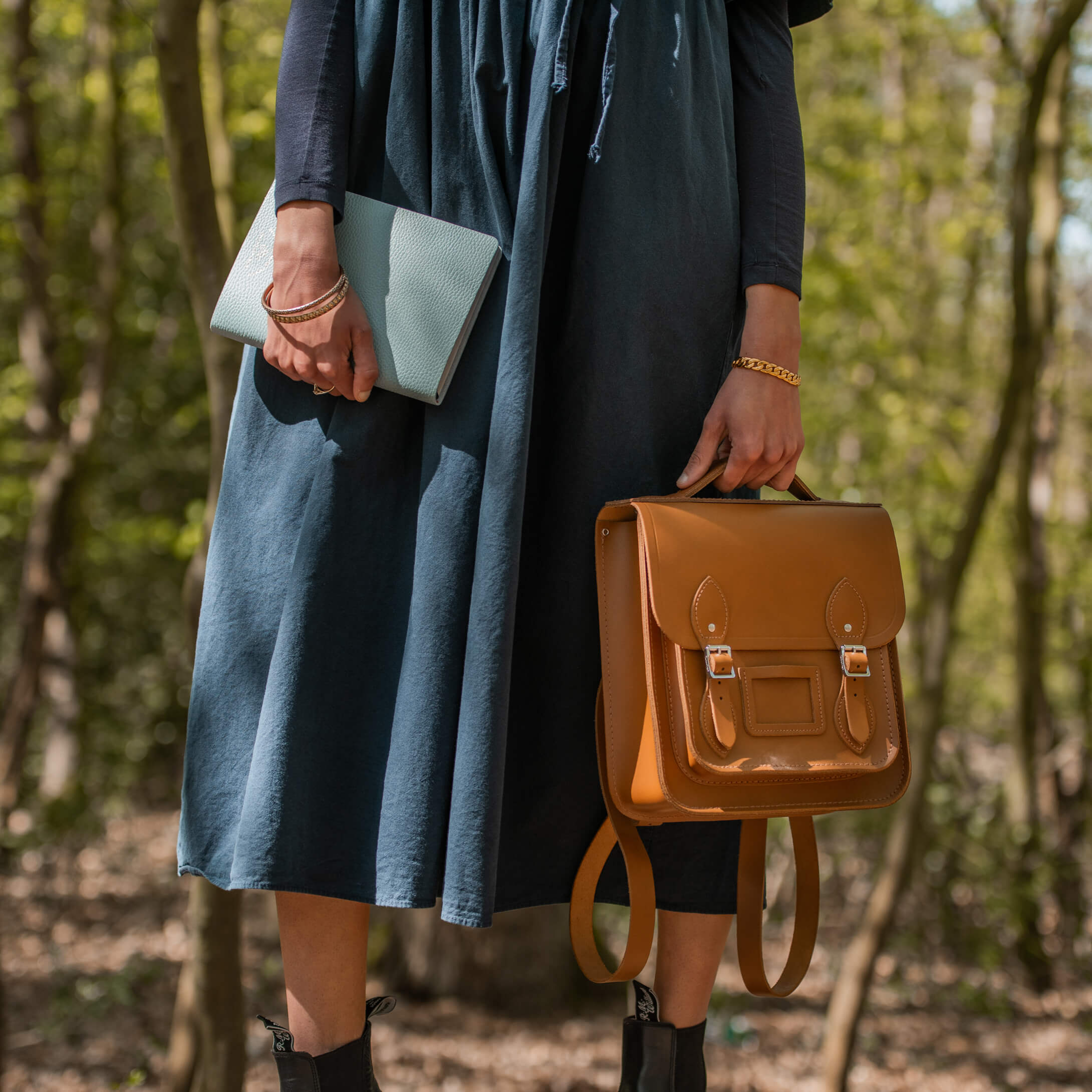 Leather cross body satchel online