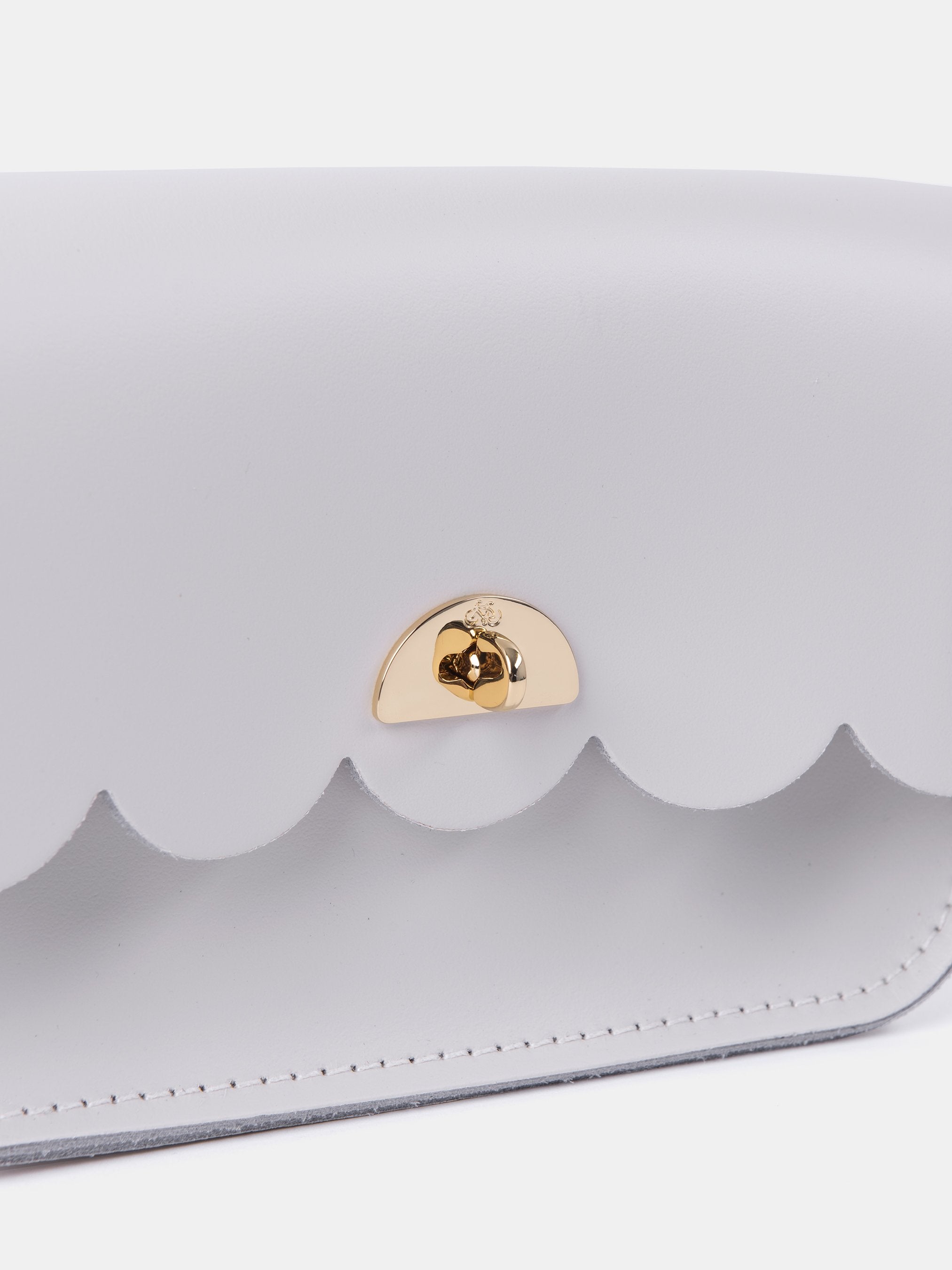 Cambridge Satchel Co. White Small Cloud Handbag