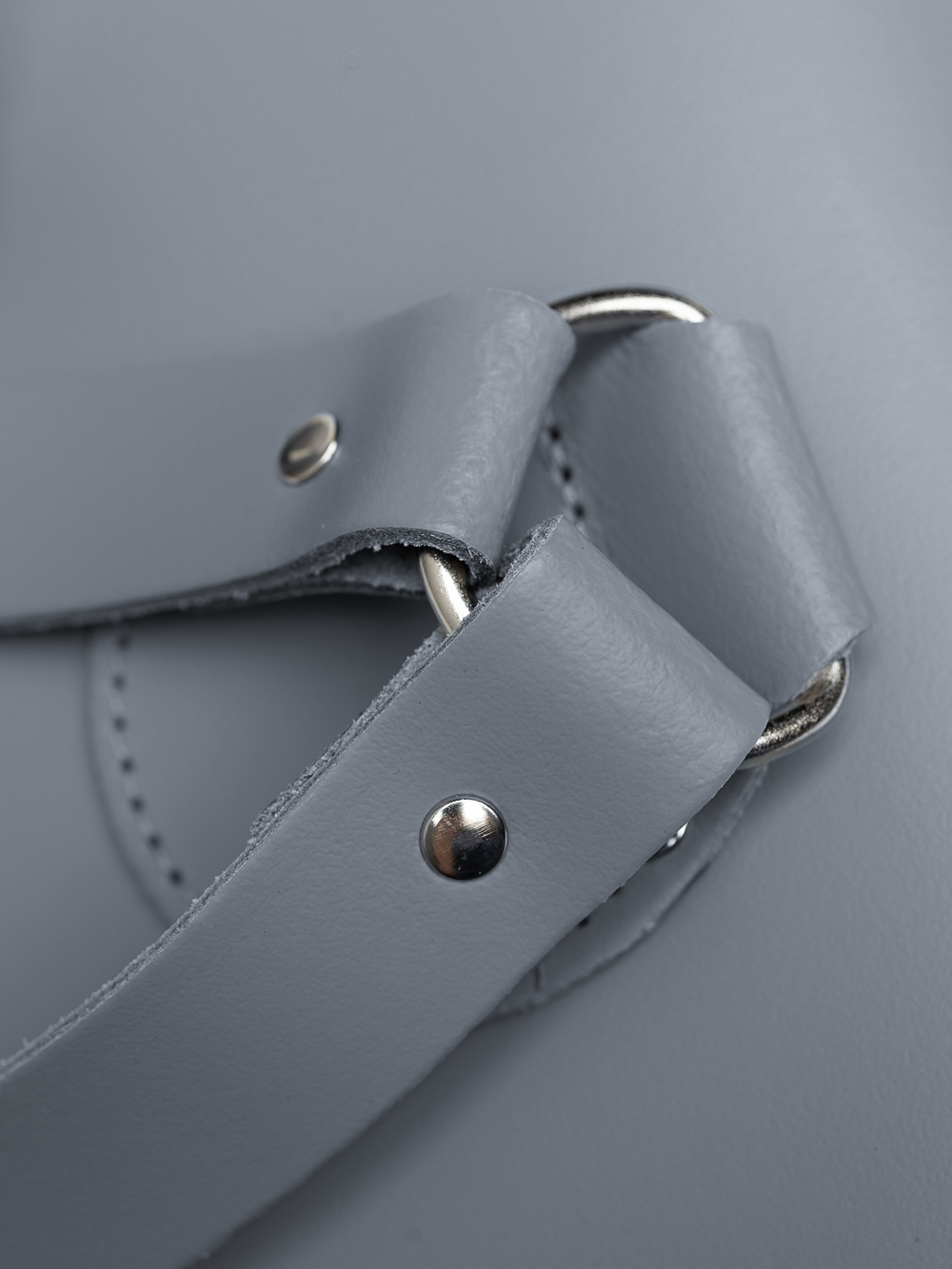 The Small Portrait Backpack -  French Grey
