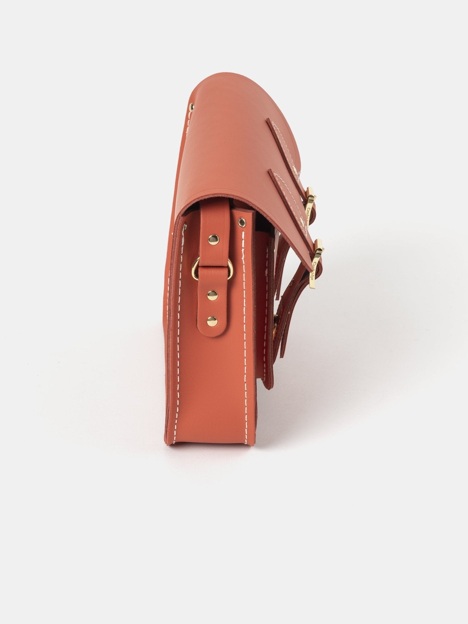 The 11 Inch Satchel - Burning Ember Matte with Contrast Stitch - The Cambridge Satchel Company US Store