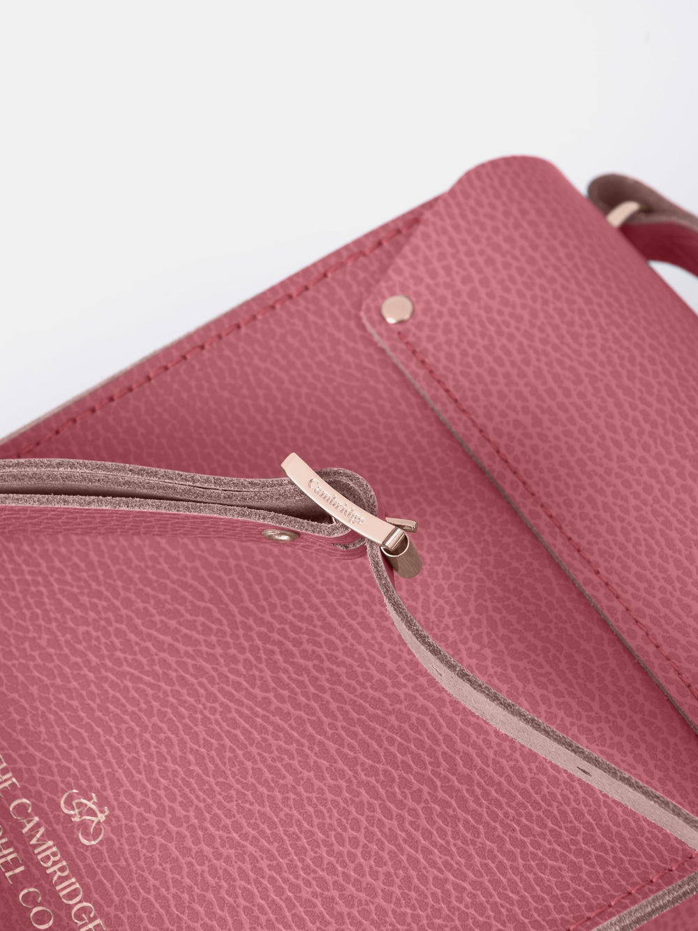 The Binocular Bag - Rose Matte Celtic Grain - The Cambridge Satchel Company US Store