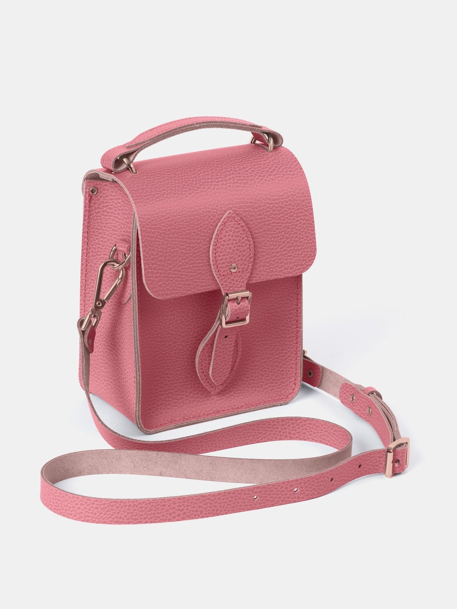 The Binocular Bag - Rose Matte Celtic Grain - The Cambridge Satchel Company US Store