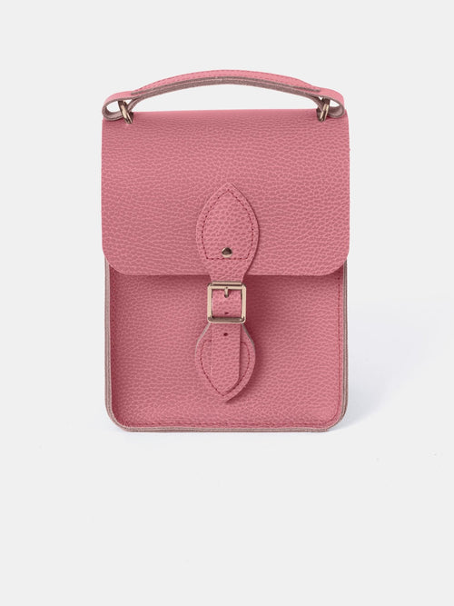 The Binocular Bag - Rose Matte Celtic Grain - The Cambridge Satchel Company US Store