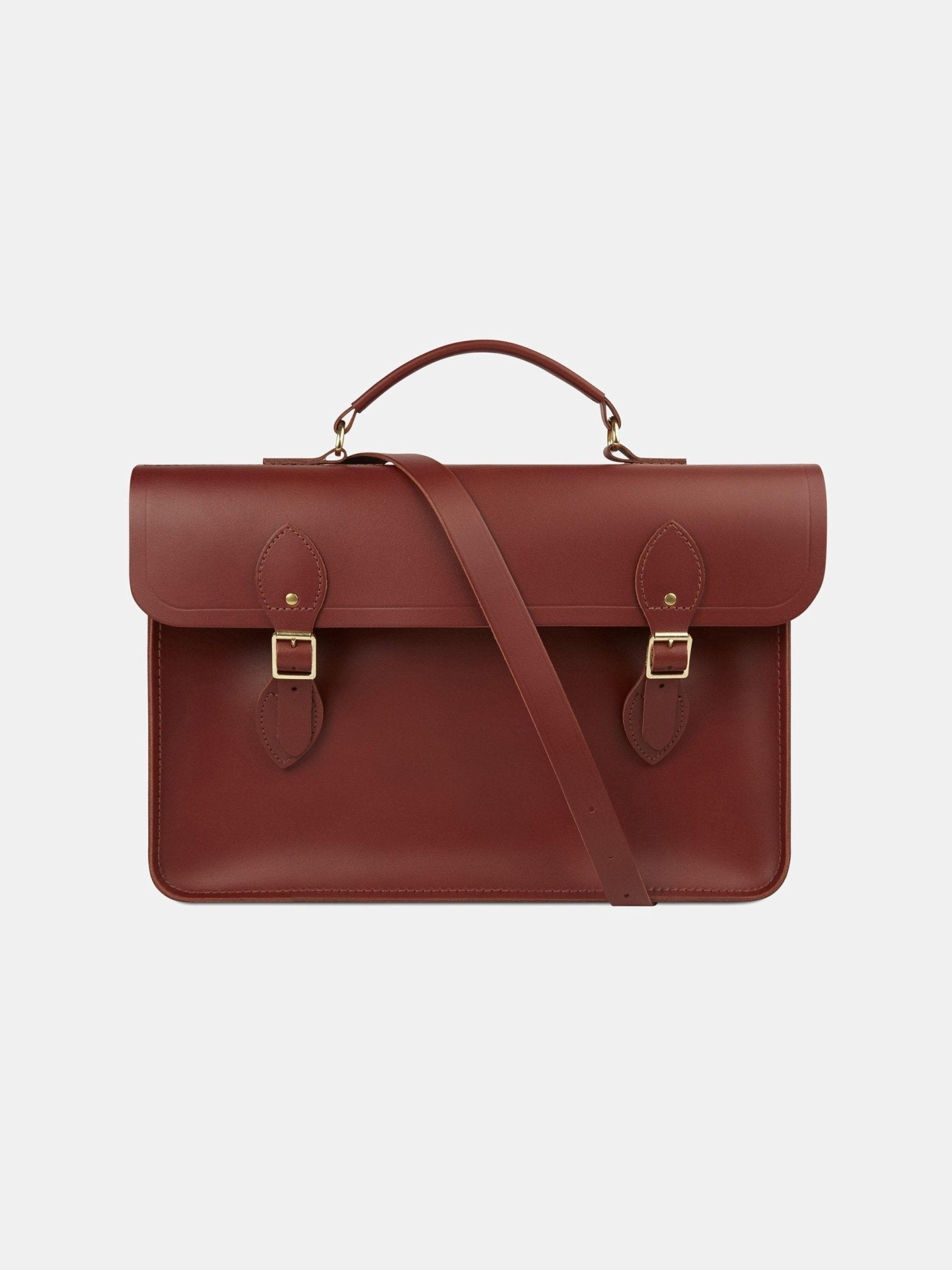 The Briefcase - Brandy - The Cambridge Satchel Company US Store
