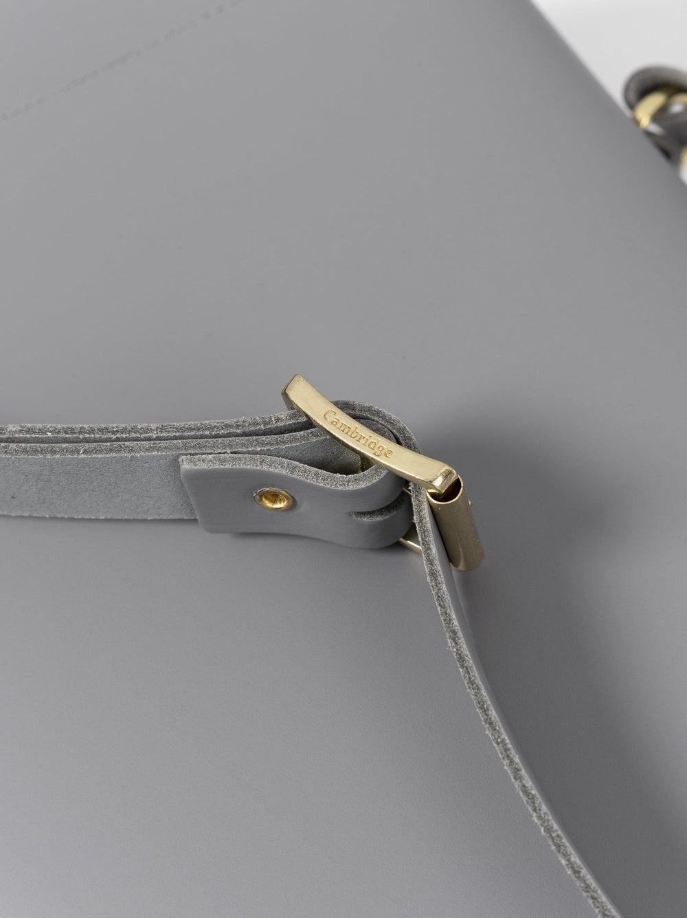 The Briefcase - Slate Grey Matte - The Cambridge Satchel Company US Store