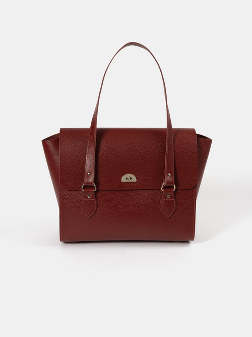 The Emily Tote - Red Celtic Grain - The Cambridge Satchel Company US Store