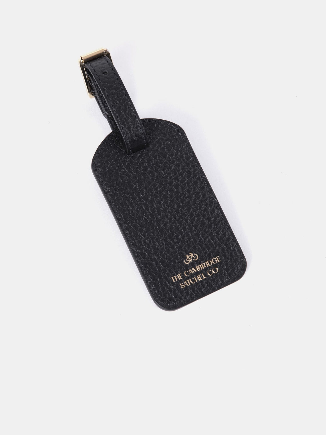 The Leather Luggage Tag | Black | Cambridge Satchel Co.