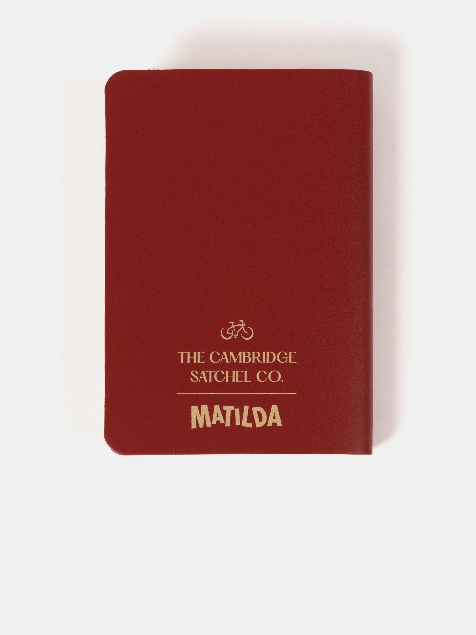 The Matilda A6 Notebook - Red - The Cambridge Satchel Company US Store