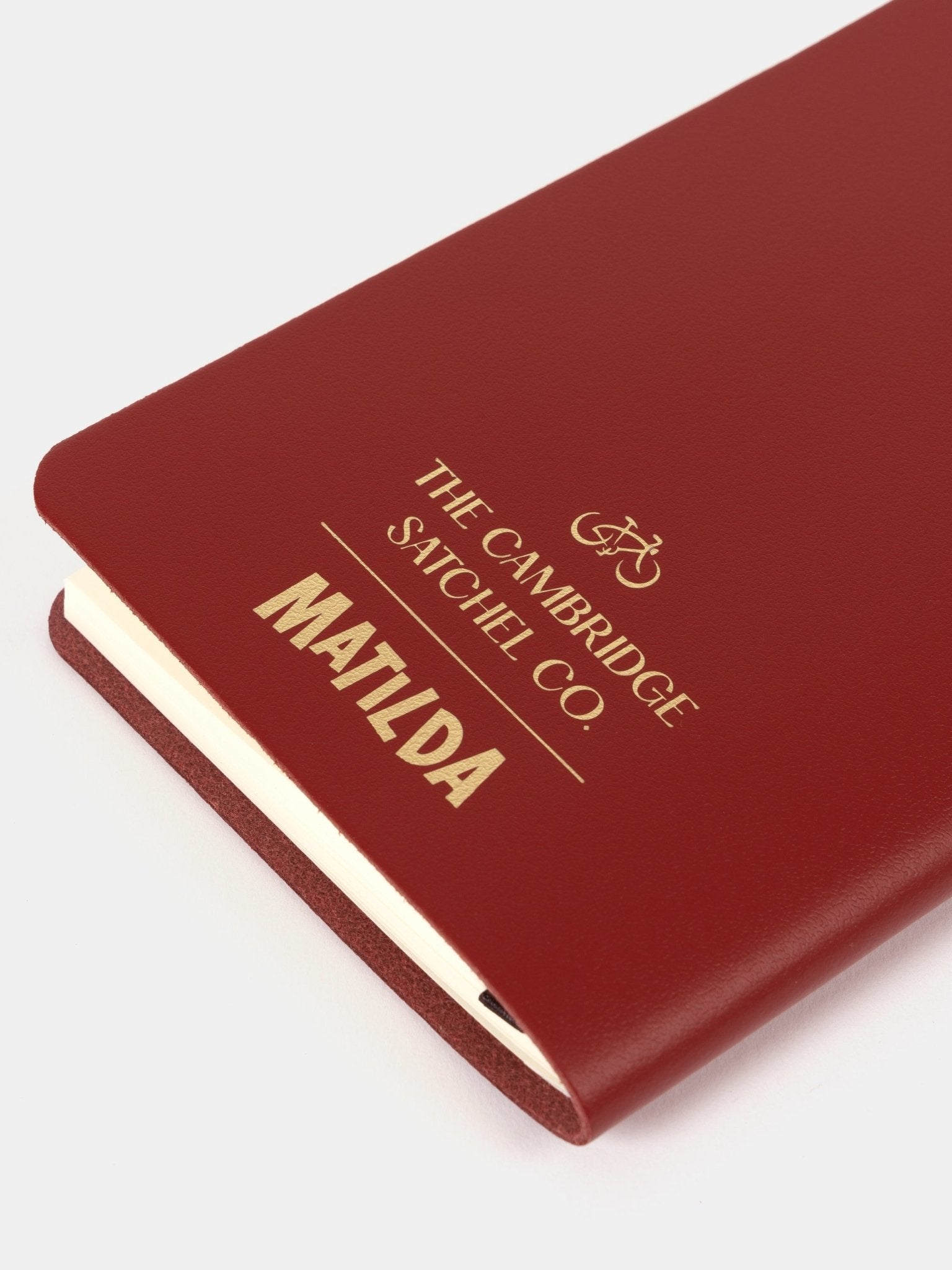 The Matilda A6 Notebook - Red - The Cambridge Satchel Company US Store