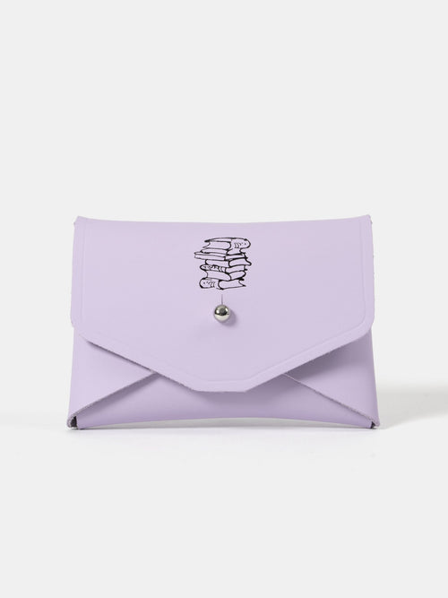 Blue Prada Saffiano Envelope Pushlock Clutch