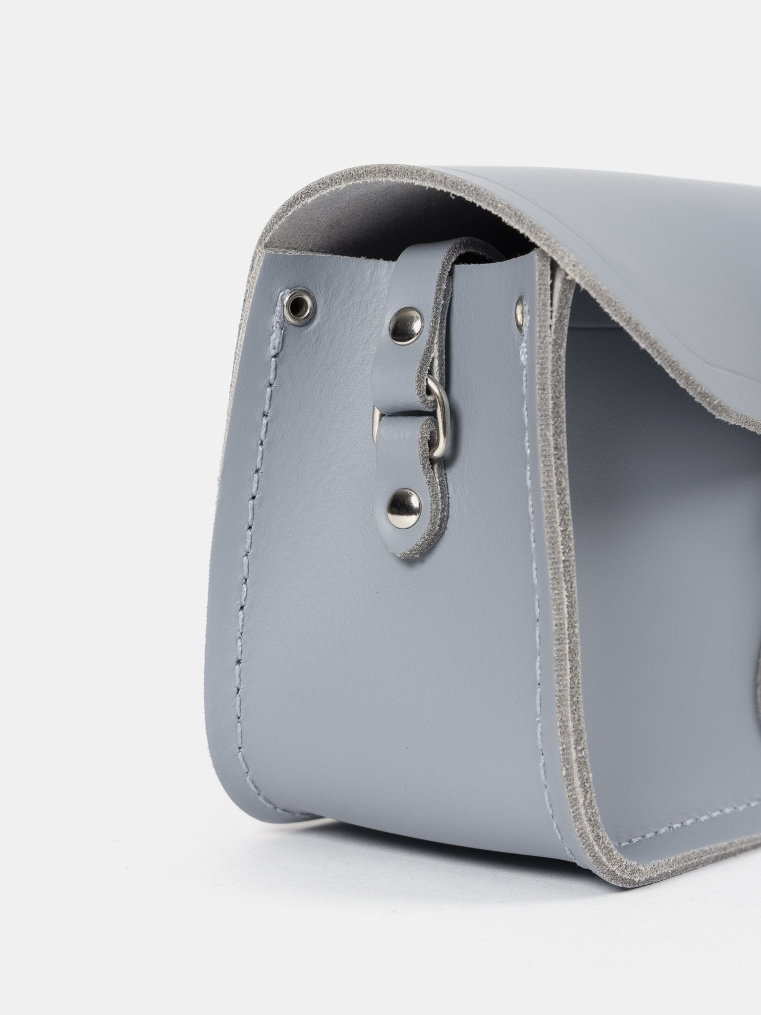 The Mini One Buckle - French Grey - The Cambridge Satchel Company US Store