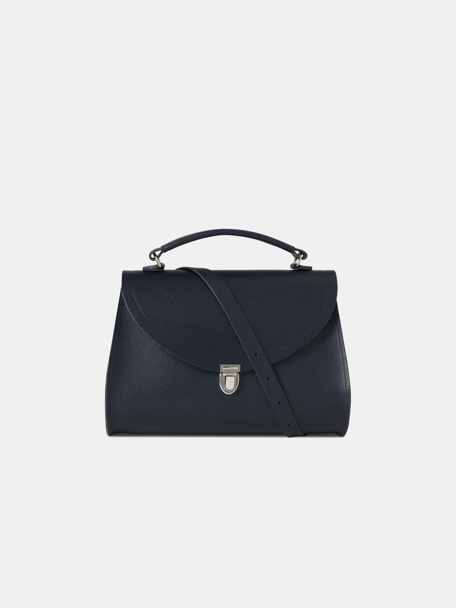 The Poppy - Navy Saffiano - The Cambridge Satchel Company US Store